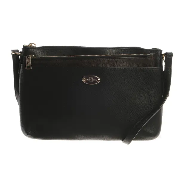 Shoulder Bag, in Black, Leather, Coach