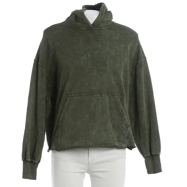 Hoodie, in Grün, Baumwolle, Elias Rumelis