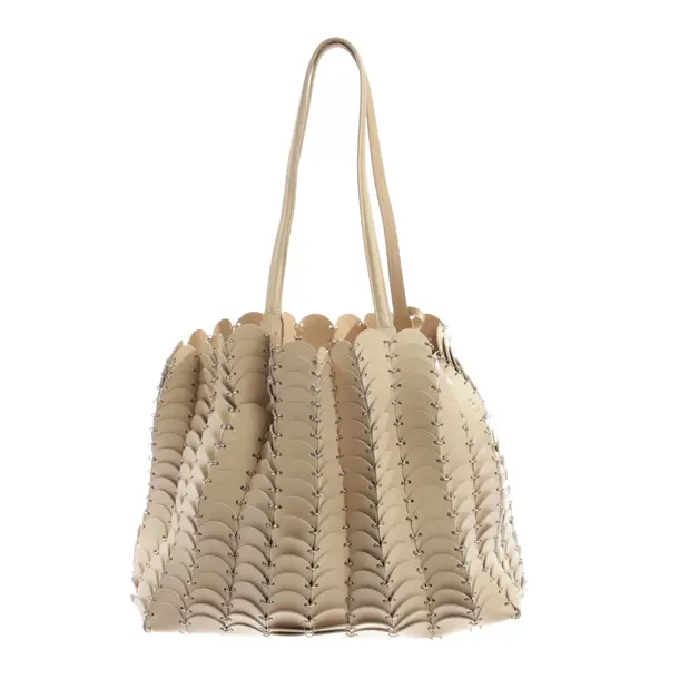 Shopper, in Hellbraun, Leder, Paco Rabanne