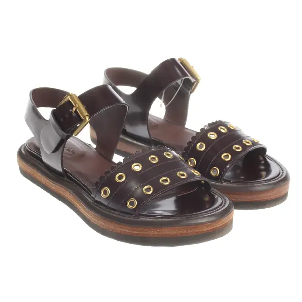 Sandalen, in Dunkelbraun, See by Chloé