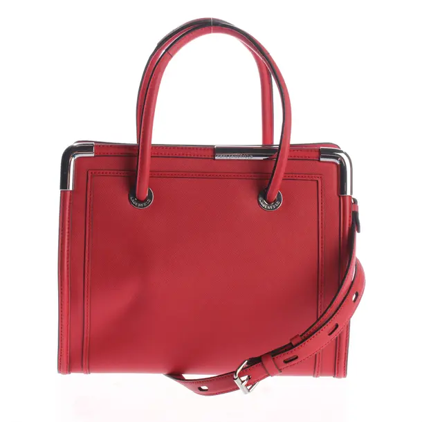 Handtasche, in Rot, Leder, Karl Lagerfeld