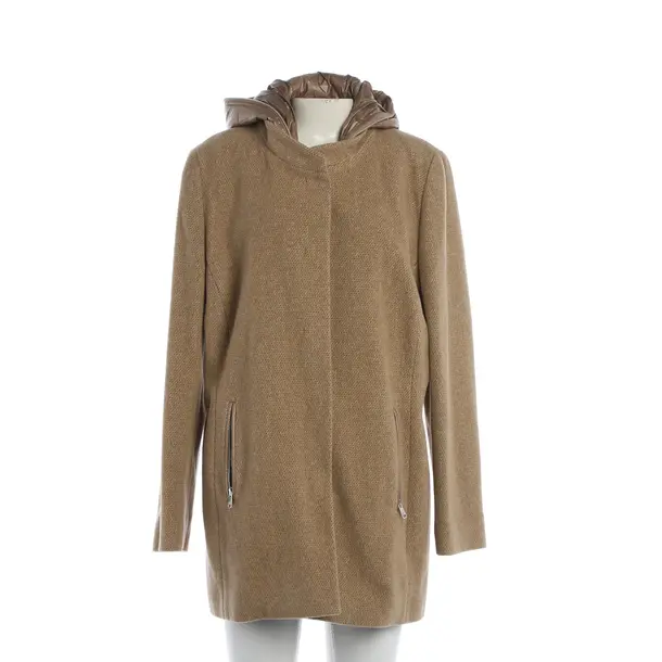 Mid-Season Coat, in Brown, Wool, Fuchs Schmitt