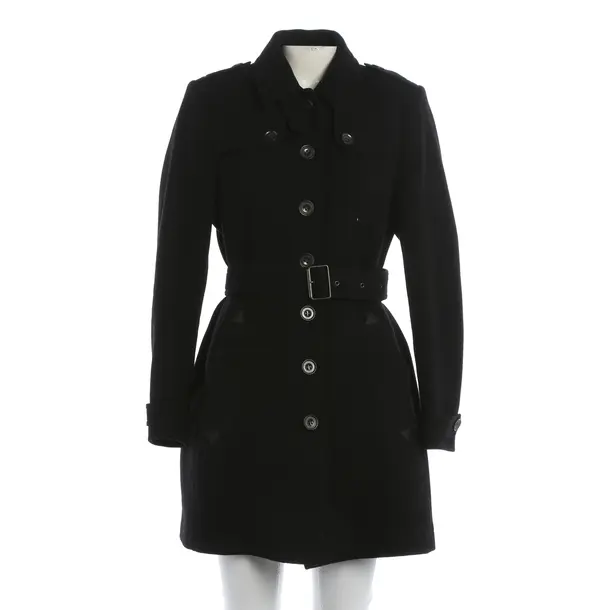 Übergangsmantel, in Schwarz, Wolle, Burberry Brit