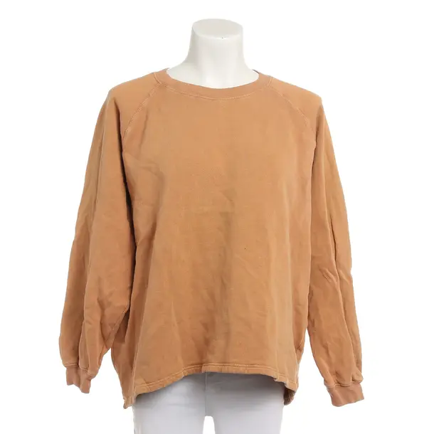 Sweatshirt, in Orange, Baumwolle, American Vintage