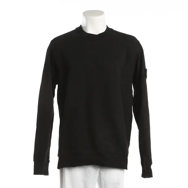 Sweatshirt, in Black, Cotton, Stone Island