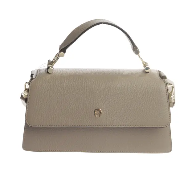 Shoulder Bag, in Light Brown, Leather, Aigner