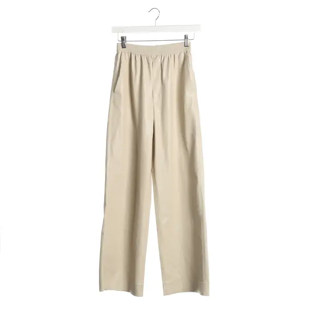 Pants, in Beige, Polyurethane, Nanushka