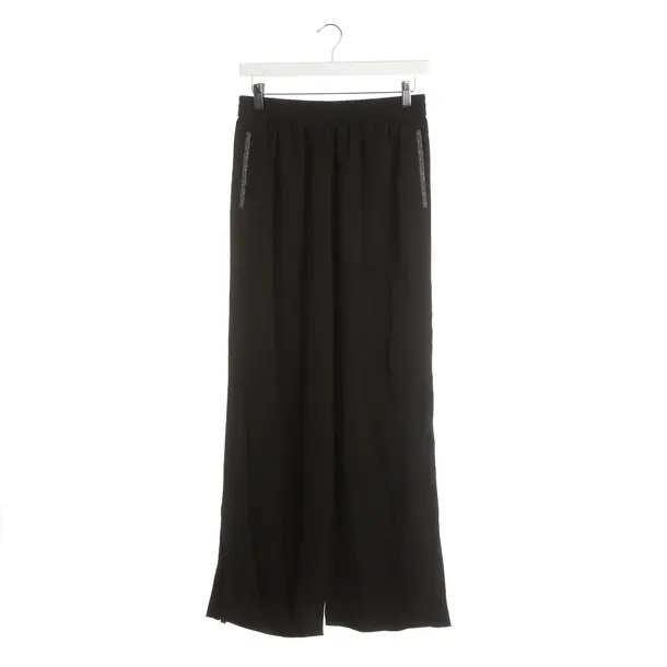 Pants, in Black, Viscose, Fabiana Filippi
