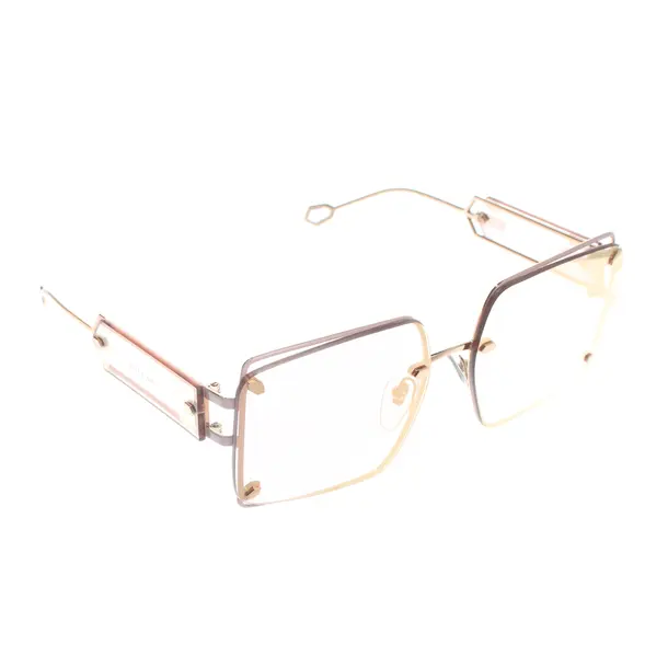 Sonnenbrille, in Hellrosa, Kunststoff / Metall, Bulgari