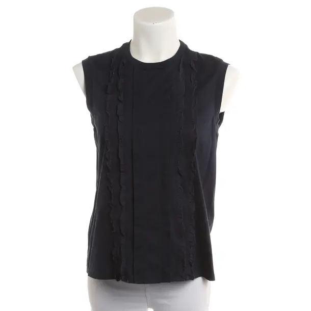 Top, in Navy, Cotton, Prada