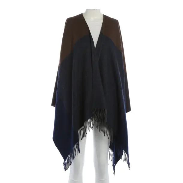 Poncho, in Navy, Wool, Hugo Boss