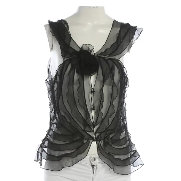 Bluse, in Schwarz, Polyester, Giorgio Armani