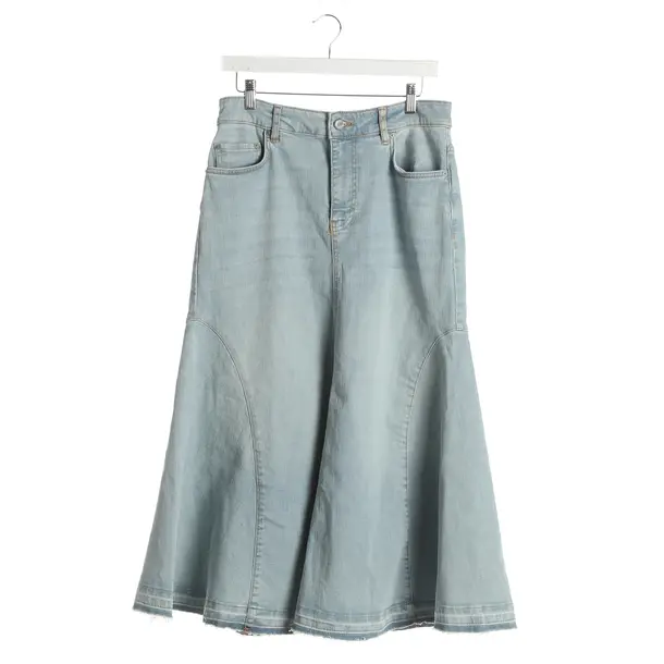 Rock, in Hellblau, Baumwolle, Ganni