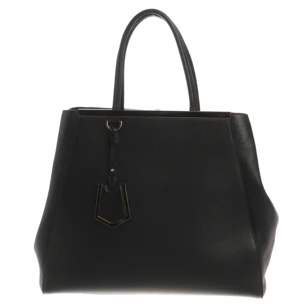 Handtasche, in Schwarz, Leder, Fendi