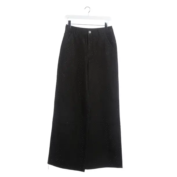 Pants, in Black, Cotton, self-portrait