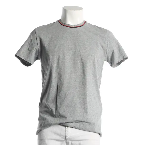 T-Shirt, in Grau, Baumwolle, Moncler