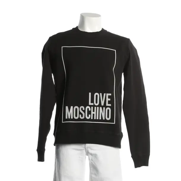 Sweatshirt, in Black, Cotton, Love Moschino