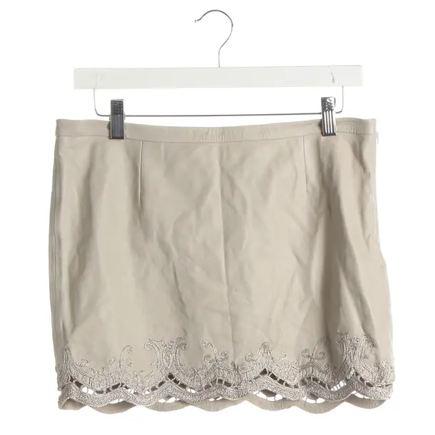 Rock, in Beige, Leder, Patrizia Pepe