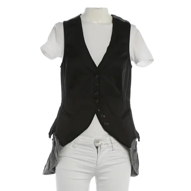 Vest, in Black, Baumwolle, High Use