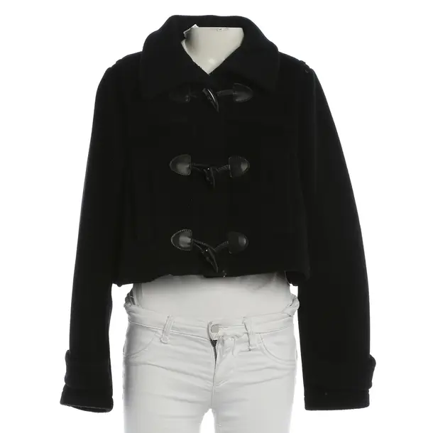 Mid-Season Jacket, in Black, Wool, Burberry London