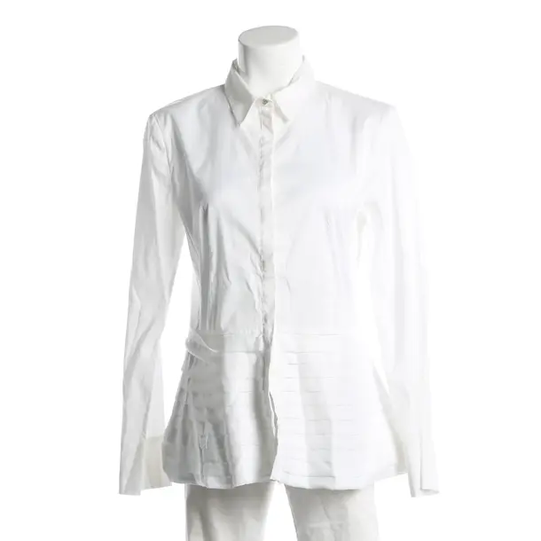 Blouse, in White, Cotton, Marc Cain