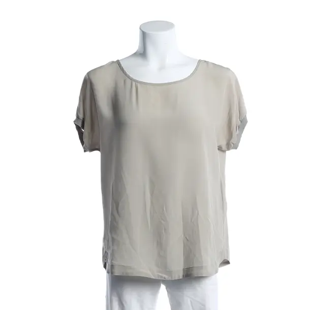 Shirt, in Grau, Seide, Closed