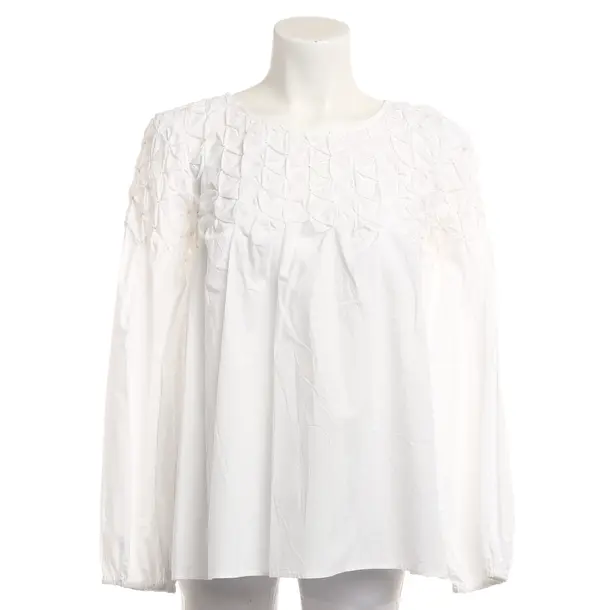 Blouse, in White, Cotton, 0039 Italy
