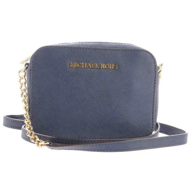 Evening Bag, in Blue, Leather, Michael Kors