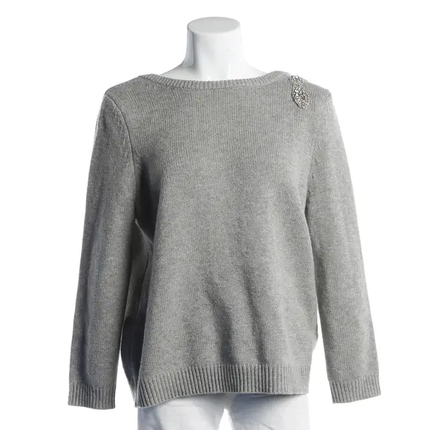 Pullover, in Grau, Wolle, Ba&sh