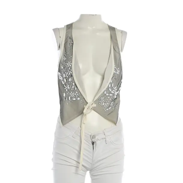 Top, in Beige, Seide, High Use