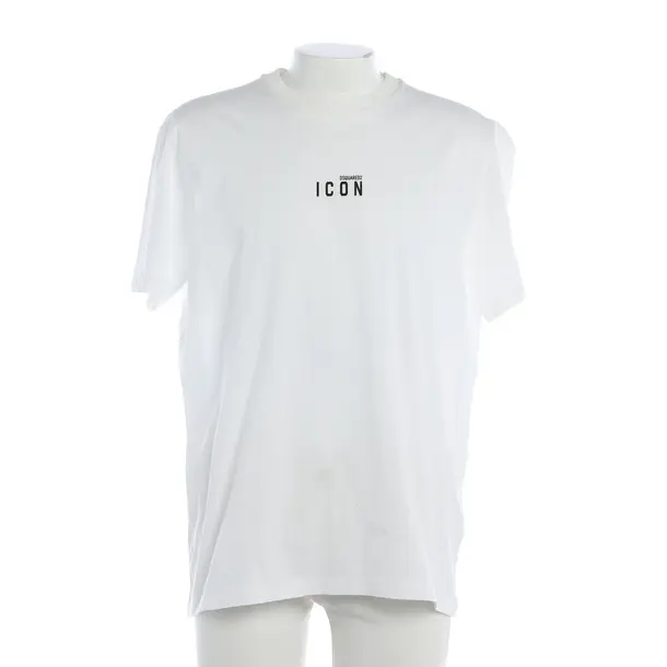 T-Shirt, in Weiß, Baumwolle, Dsquared