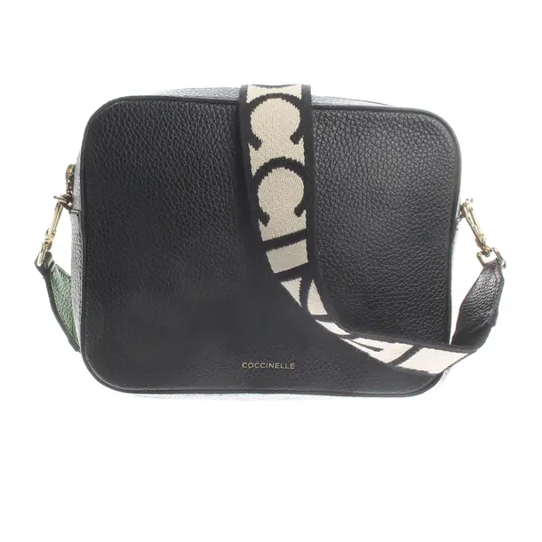 Schultertasche, in Schwarz, Leder, Coccinelle