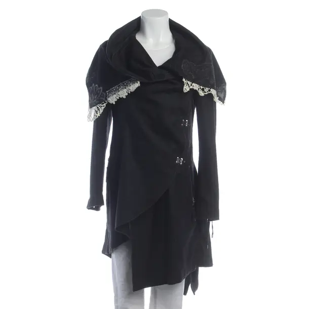 Mid-Season Coat in Gray, Wool, High Use