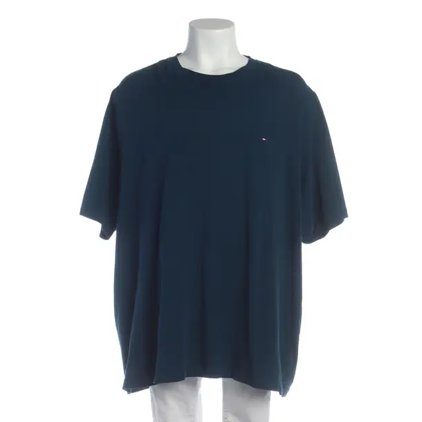 T-Shirt in Blau, Baumwolle, Tommy Hilfiger