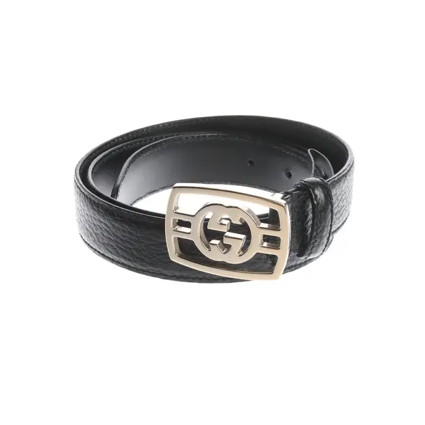 Gürtel in Schwarz, Leder, Gucci