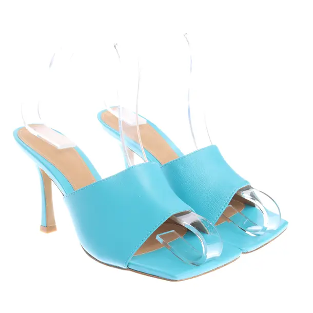 Sandaletten in Blau, , Bottega Veneta