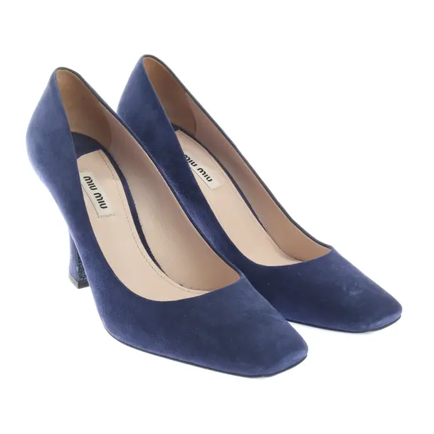 Pumps in Blue, , Miu Miu