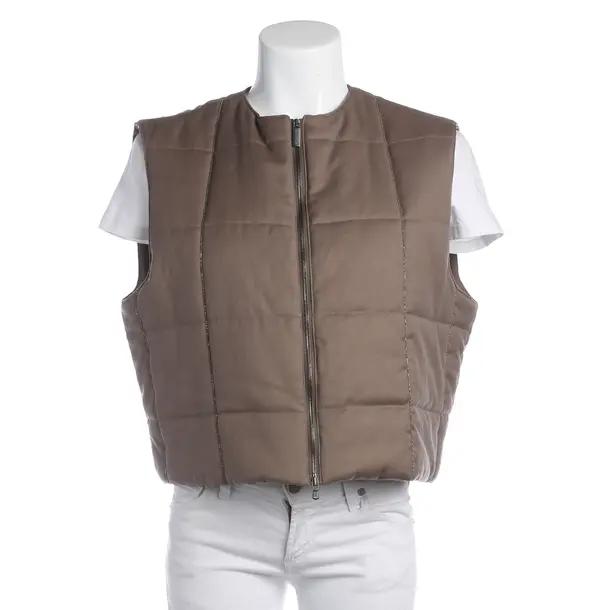 Vest in Brown, Wool, Fabiana Filippi