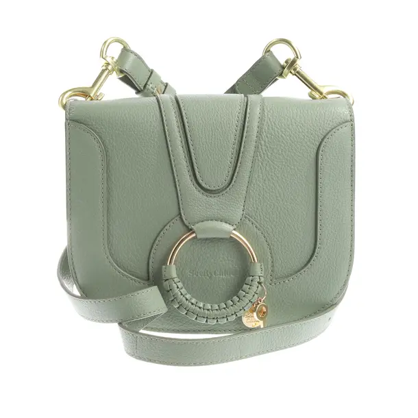 Shoulder Bag in Green, Leather, See by Chloé