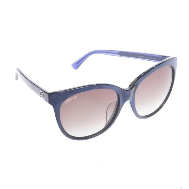 Sonnenbrille in Blau, Kunststoff, Gucci