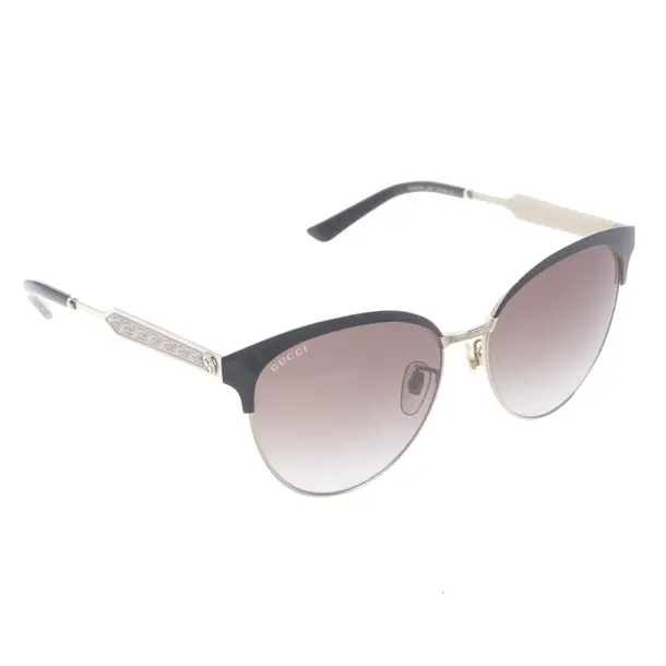 Sonnenbrille in Metallic, Kunststoff / Metall, Gucci