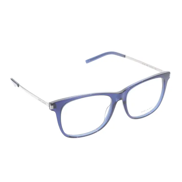 Brillengestell in Metallic, Metall (metallisch, metallisiert), Saint Laurent