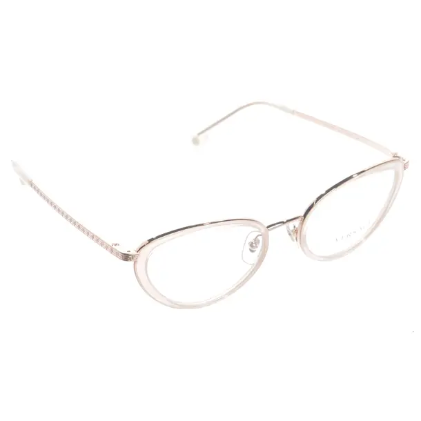 Brillengestell in Metallic, Metall (metallisch, metallisiert), Versace