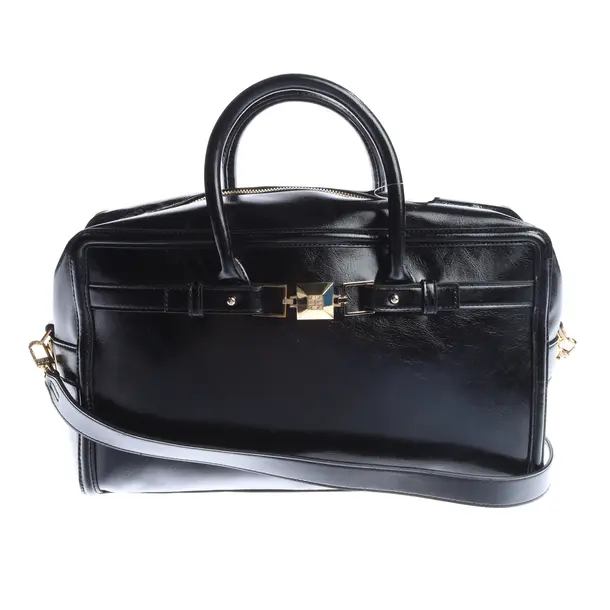 Handbag in Black, Leather, Elisabetta Franchi