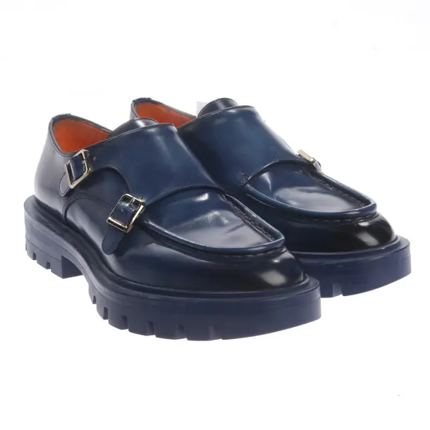 Halbschuhe in Blau, , Santoni