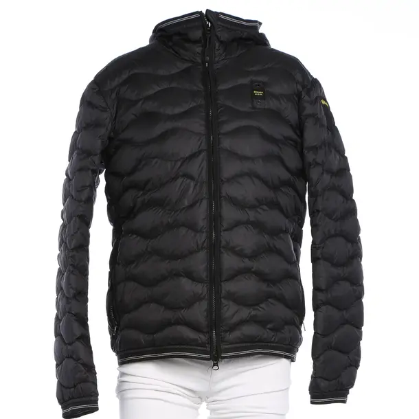 Winterjacke in Schwarz, Polyamid, Blauer USA