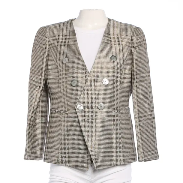 Blazer in Braun, Leinen, Emporio Armani