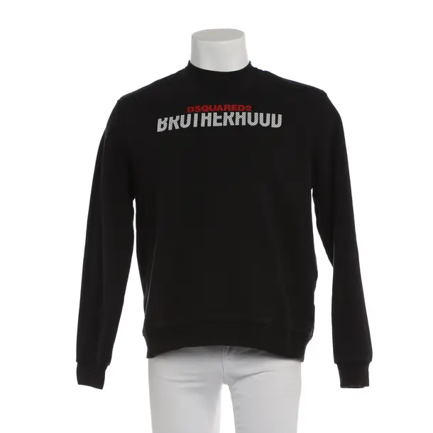 Sweatshirt in Schwarz, Baumwolle, Dsquared