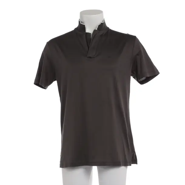 Poloshirt in Grau, Lyocell, Emporio Armani