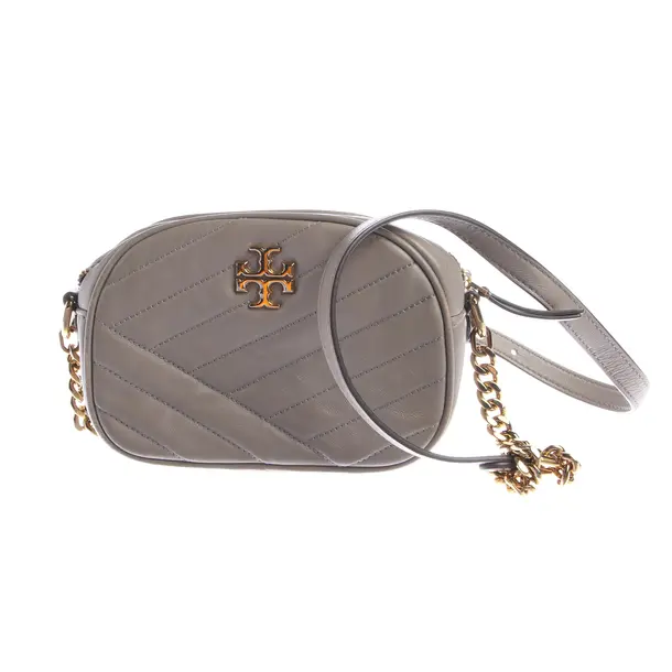 Abendtasche, in Hellbraun, Leder, Tory Burch